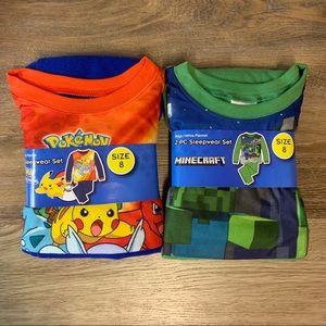 Two Sets of Fleece Pajamas - NEW!